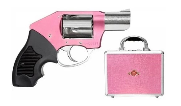 CHARTER ARMS CHÍC LADY OFF DUTY .38 SPL. ALUMINUM 5 SHOT 2IN FIXED CONCEALED PINK HI-POLISH 53852 - Taurus Savings